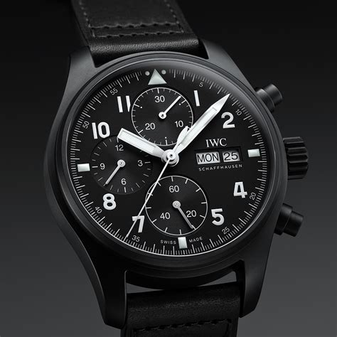 iwc flieger black|iwc pilot's watch.